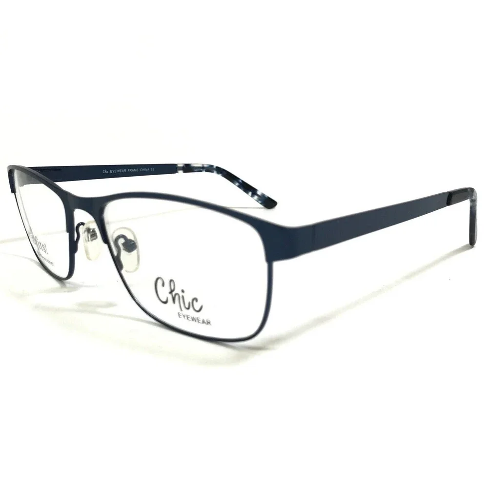 Chic Eyewear Eyeglasses Frames SHEILA MATT BLUE Square Full Rim 58-17-145